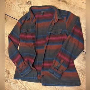 Patagonia Long-Sleeved Fjord Flannel Shirt Size 6